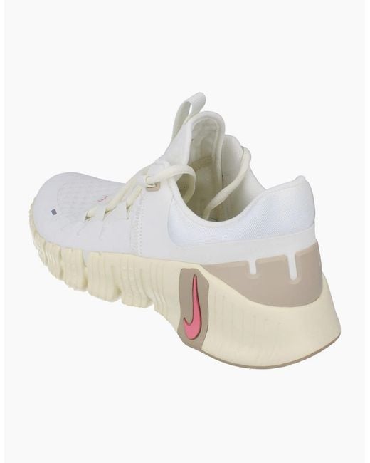 Nike White Free Metcon 5 Trainers Dv3950 100