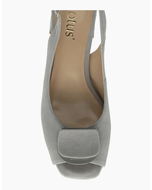 Lotus Metallic Josefa Heeled Sandals