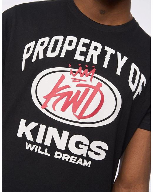 Kings Will Dream Black Prop T-Shirt for men