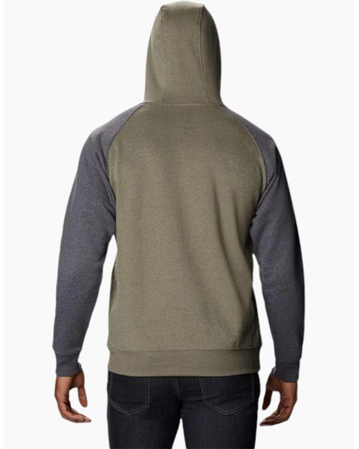 Columbia Gray Hart Mountain Ii Hoodies Regular Cotton Pullover Hooded Jumpers for men