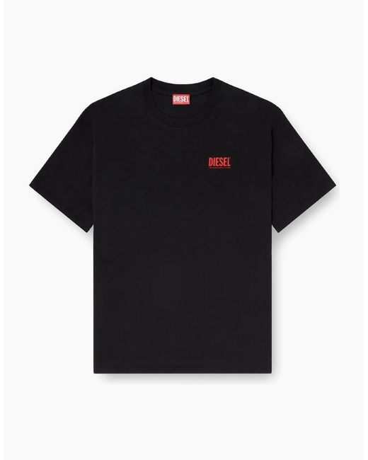 DIESEL Black T-Boxt Bisk T-Shirt for men