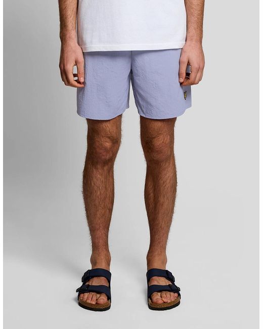Lyle & Scott White Swim Shorts for men