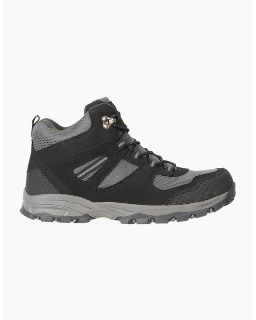 Mountain Warehouse Black Ladies Mcleod Wide Walking Boots