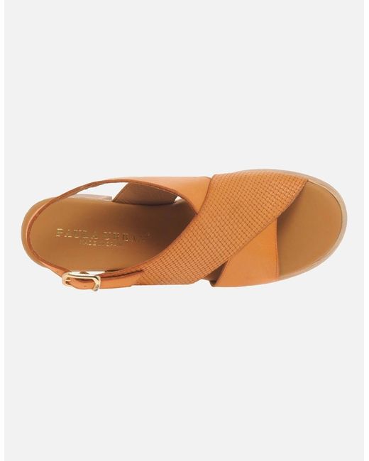 Paula Urban Brown Hideaway Sandals