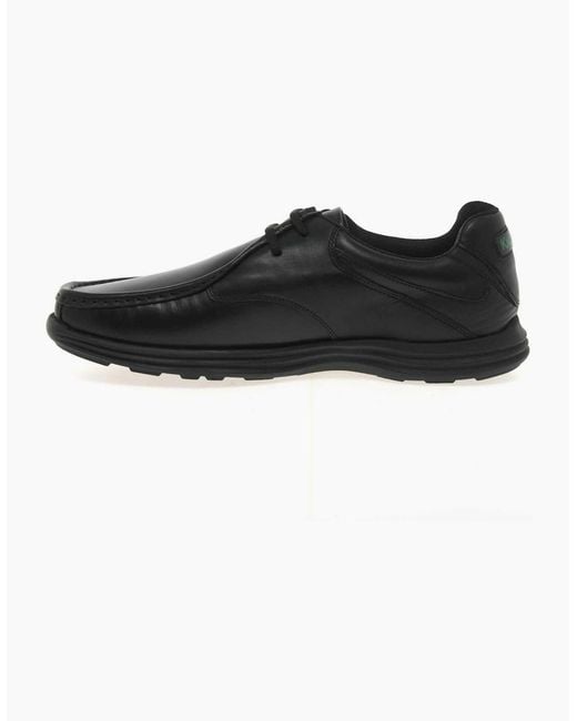 Kickers Black Reasan Lace Casual Shoes for men
