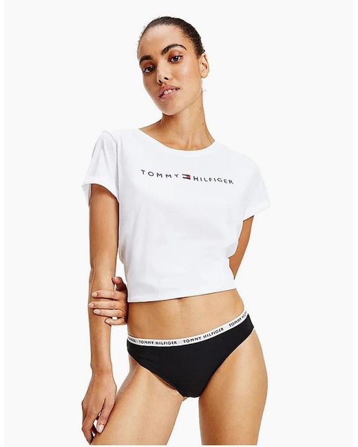 Tommy Hilfiger Black 3-Pack Logo Waistband Bikini Briefs
