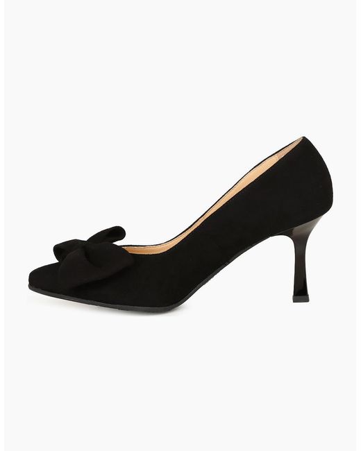 Bioeco Black Polly Court Shoes
