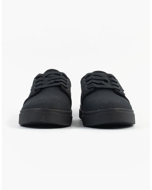 TOMS Black Carlo 2.0 Canvas Trainers for men
