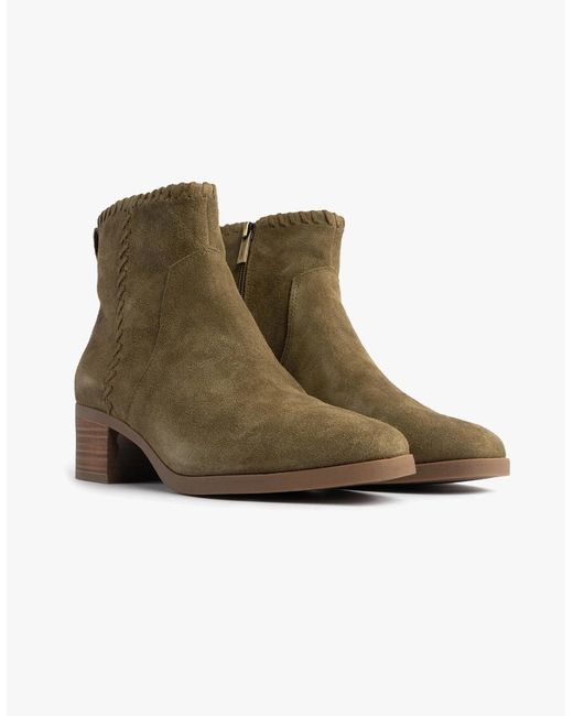 TOMS Green Delilah Ankle Boots