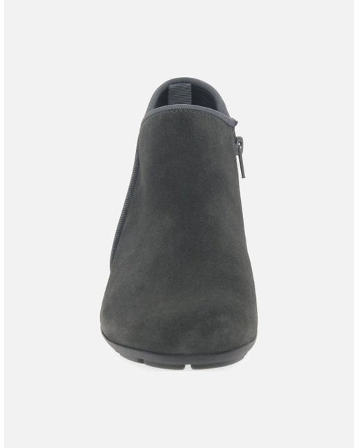 Gabor Black Trudy Ankle Boots