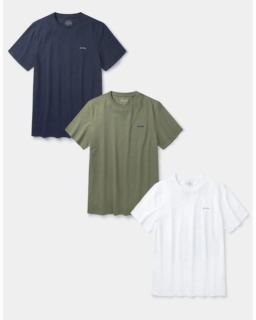 aubi Green Venn T-Shirt 3 Pack for men