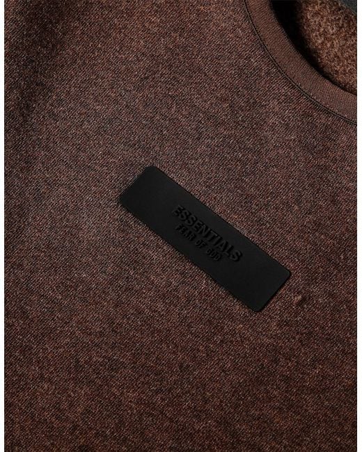 Fear Of God Brown Crew Sweatshirt for men