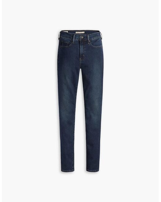 Levi's Blue Levi's High Rise Straight Leg Jeans