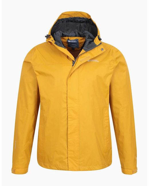 Mountain Warehouse Yellow Torrent Waterproof Jacket for men