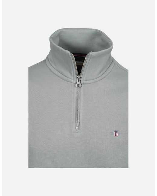 GANT Reg Shield Half Zip Sweat Maillot De Survetement Homme - Confort Et Style Décontracté