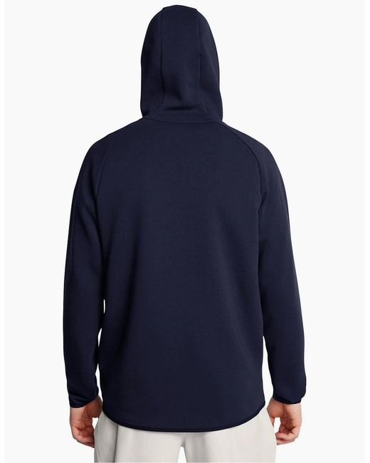 Under Armour Blue Armour Ua Unstoppable Fleece Hoody Eu Hoody for men