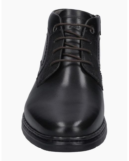 Josef Seibel Black Alastair 17 Boots for men