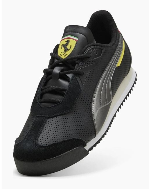 PUMA Black Sf Roma S Classic Low Top Trainers for men