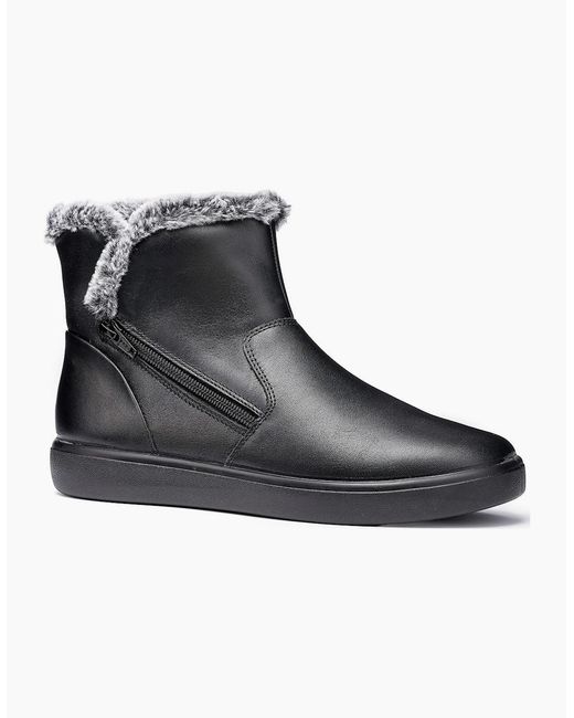 Hotter Black Manor Wide Fit Ankle Boots