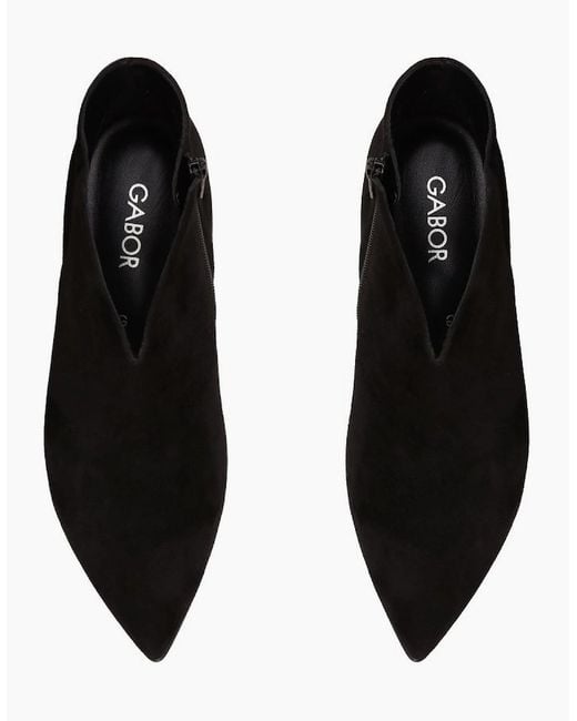 Gabor Black Terri Ankle Boots