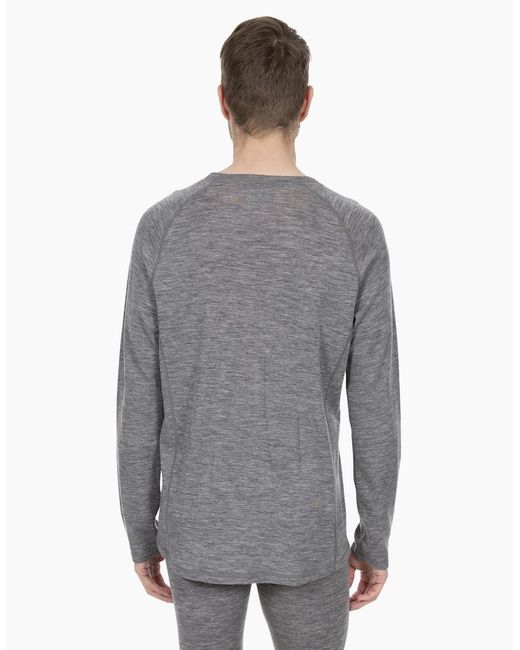 Trespass Gray Wexler Merino Base Layer Top for men