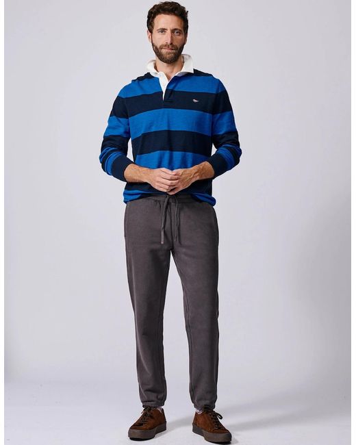 aubi Blue Marlow Sweatpant for men