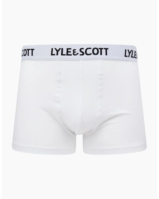 Lyle & Scott Black 3-Pack Barclay Boxer Briefs for men