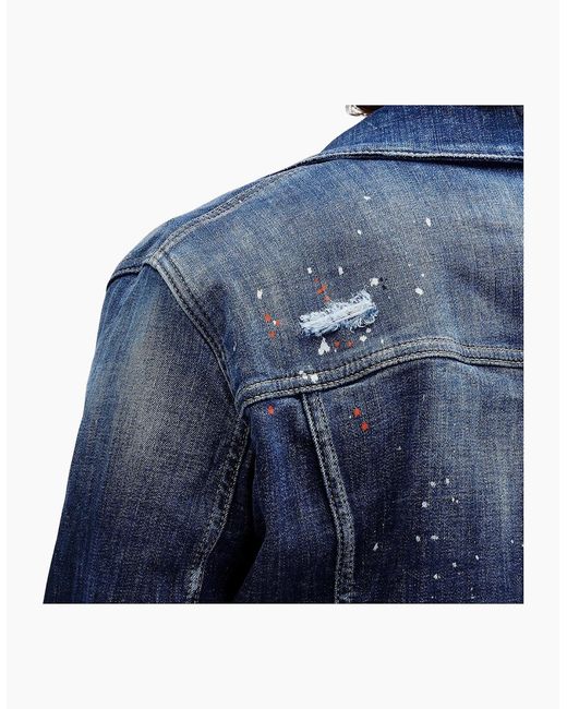 DSquared² Blue Dan Jean Jacket for men