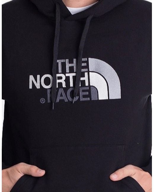 The North Face Black Drew Peak Pullover Hoodie for men
