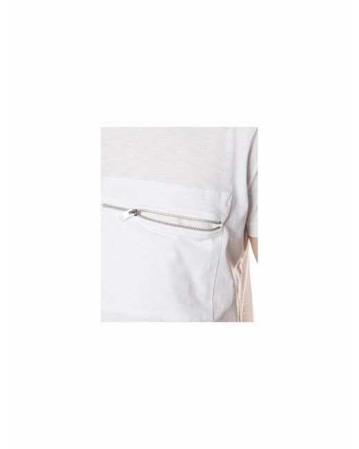 DIESEL White T Det T Shirt Crew Neck Casual Summer Cotton Polo Casual Tees for men