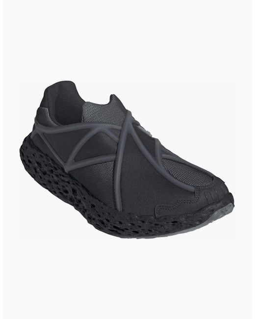 Adidas Black Zponge Flux Low Top Sneakers for men