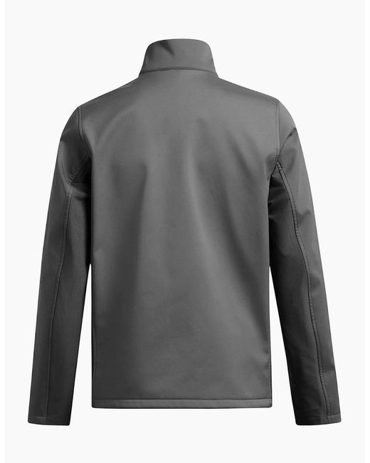 Under Armour Gray Solid Patterned Puffer Jacket