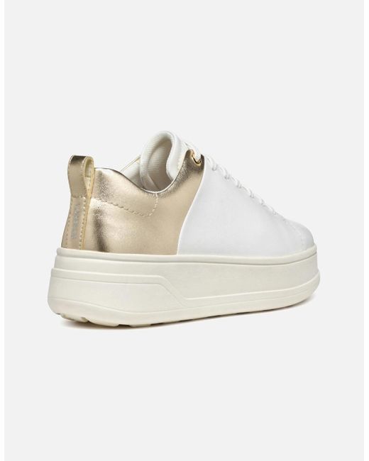 Geox White D Spherica Ecub-2 Trainers