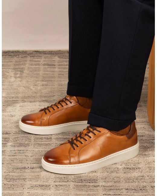 Oswin Hyde Brown Harris Tan for men