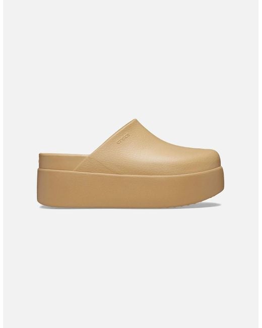 CROCSTM Natural Model Dylan Platform Clog