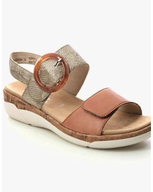 Remonte Brown Jocelyn Sandals Tan