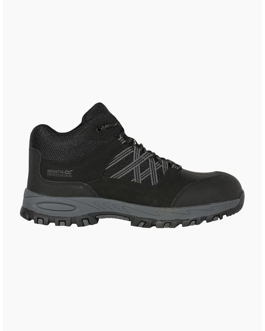 Regatta Black Sandstone Safety Boots for men