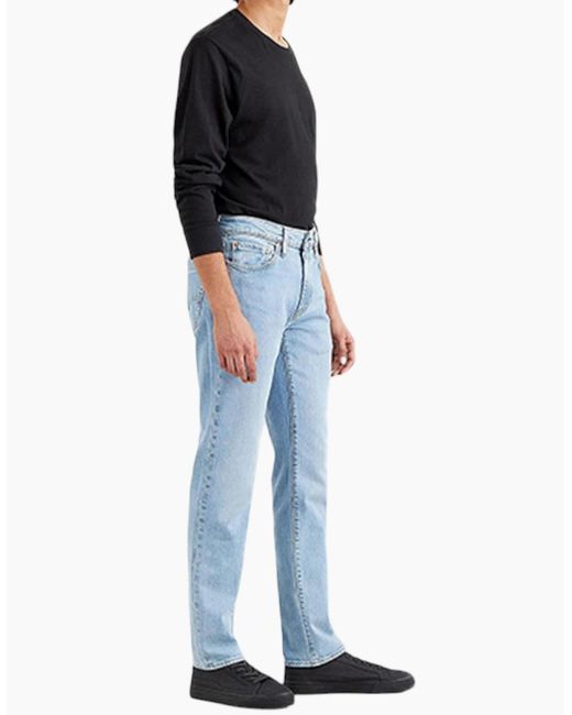 Levi's Blue Levi's 511 Jeans Original Riveted Stretch Slim Fit Wash Denim Bottom for men
