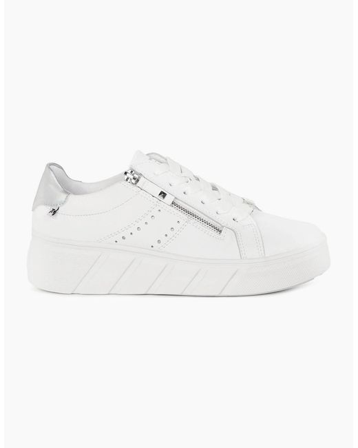 Rieker White Divine Trainers