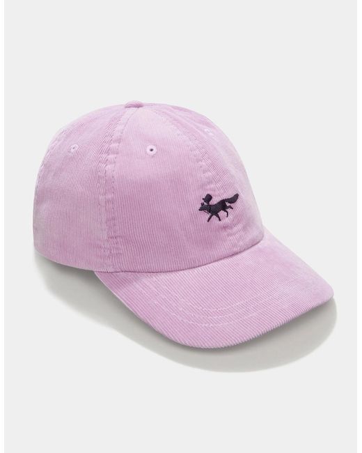 aubi Pink Dearne Cord Cap for men