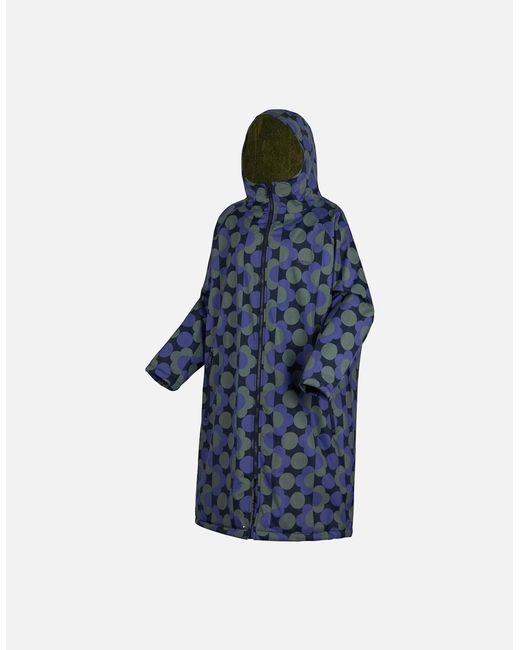 Regatta Blue Ladies Orla Kiely Polka Dot Changing Robe