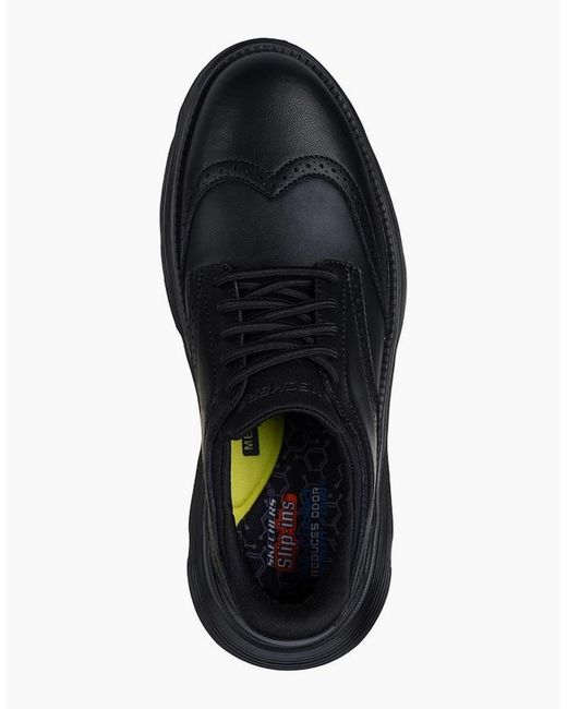 Skechers Black Garza Sully Shoes for men