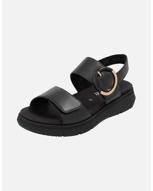 Remonte Black D2K50-00 Sandals