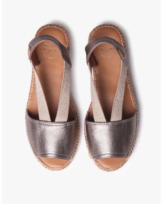Toni Pons Brown Etna Slingback Sandals Bronze