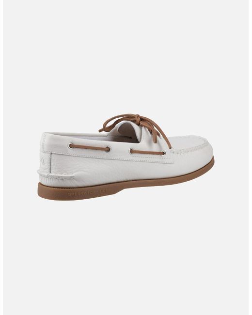 Sperry Top-Sider White Authentic Original 2-Eye Boat Shoes for men