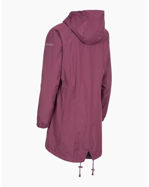 Trespass Purple Ladies Waterproof Shell Jacket