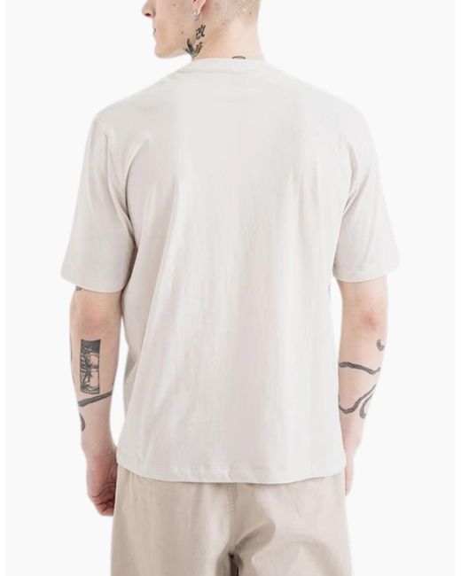 Armani Gray Exchange T-Shirts Milano Basic Ax Print Tee for men
