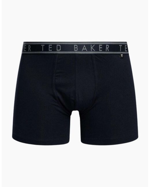 Ted Baker Blue 3-Pack Palms Print Boxer Briefs for men