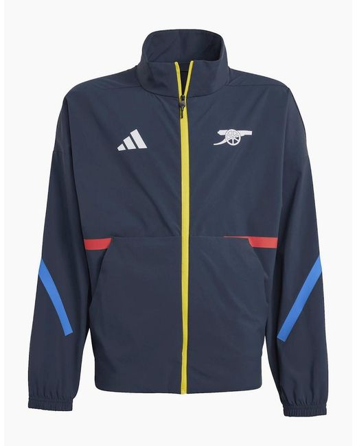 Adidas Blue Afc Anth Jkt Jn99