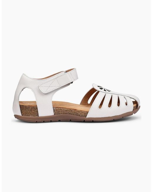 Hotter White Dinaric Sandals